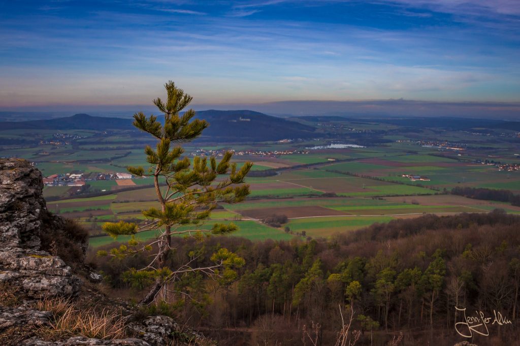 Aussicht vom Staffelberg im Landkreis Lichtenfels