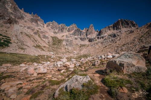 Trekking bei Bariloche: Rückweg von Refugio Frey über die Laguna Schmoll
