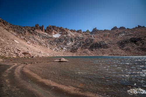 Trekking bei Bariloche: Rückweg von Refugio Frey über die Laguna Schmoll