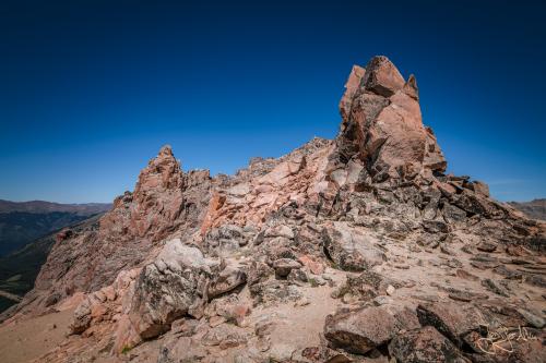 Skurile Felsformationen - Trekking bei Bariloche: Rückweg von Refugio Frey über die Laguna Schmoll