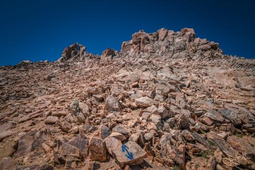 Trekking bei Bariloche: Rückweg von Refugio Frey über die Laguna Schmoll