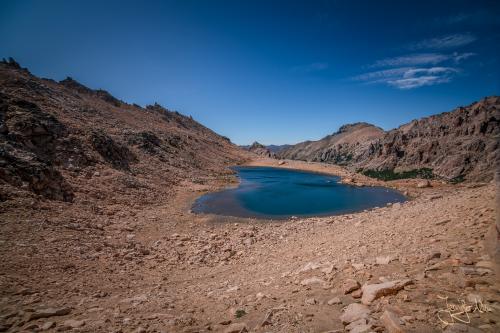 Trekking bei Bariloche: Rückweg von Refugio Frey über die Laguna Schmoll