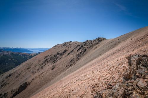 Trekking bei Bariloche: Rückweg von Refugio Frey über die Laguna Schmoll