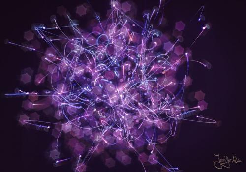 Kronach leuchtet 2018 - Hier habe ich mehrere Aufnahme mit Offenblende gemacht und diese in Photoshop verrechnet