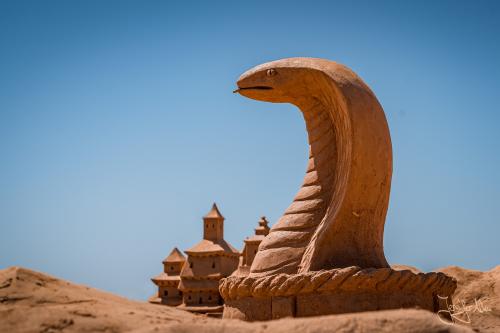 Sand City – Das Sandskulpturenfestival an der Algarve in Portugal