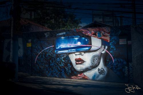 Streetart in Sao Paulo - Beco do Batman / Brasilien
