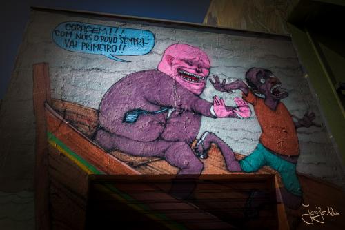 Streetart in Sao Paulo - Beco do Batman / Brasilien