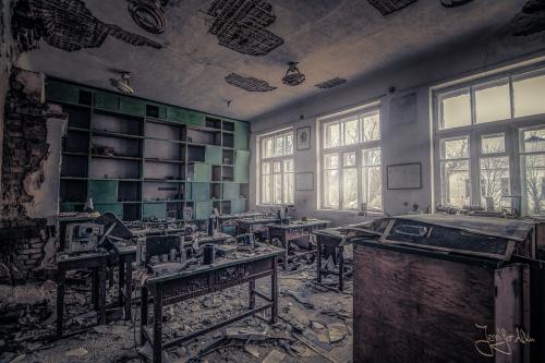 Klassenzimmer - Tschernobyl, Ukraine