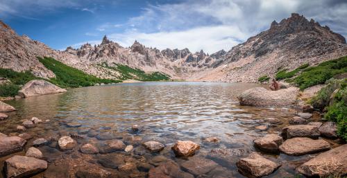 Die Laguna Toncek bei Refugio Frey - Bariloche / Argentinien.