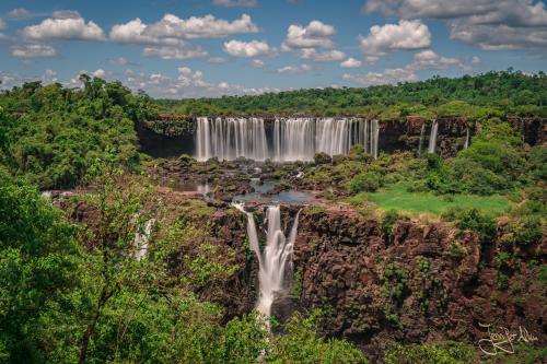 Aussicht - Iguazu Wasserfälle in Brasilien