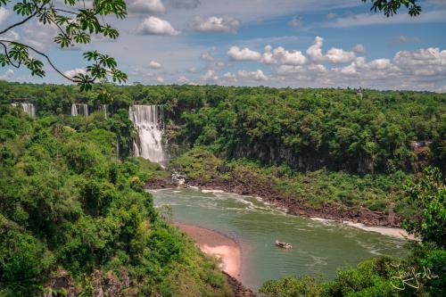 Aussicht - Iguazu Wasserfälle in Brasilien