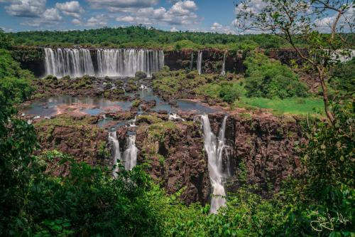 Panorama - Iguazu Wasserfälle in Brasilien