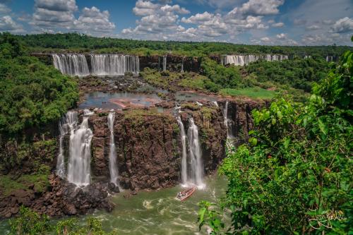 Aussicht - Iguazu Wasserfälle in Brasilien