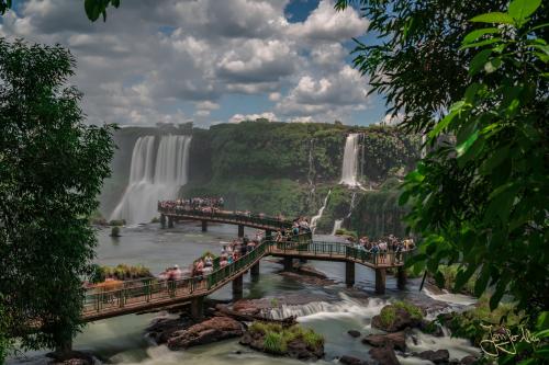 Stege - Iguazu Wasserfälle in Brasilien