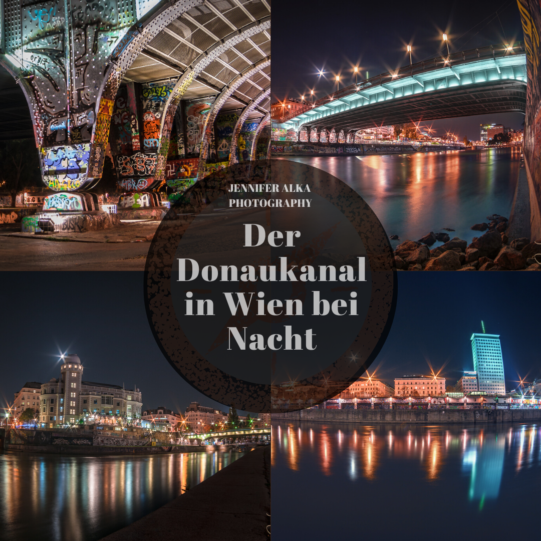 Nachtaufnahmen – Donaukanal in Wien