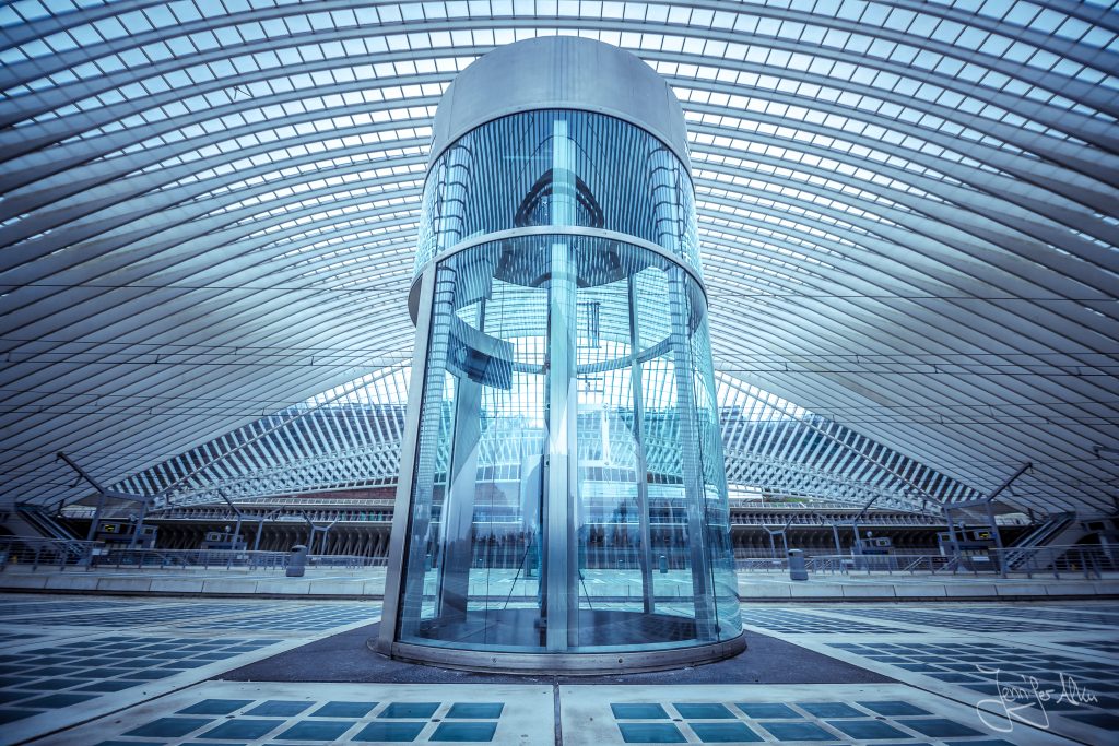 Bahnhof Lüttich, Bahnhof Liège-Guillemins, Belgien, Architekturfotografie,