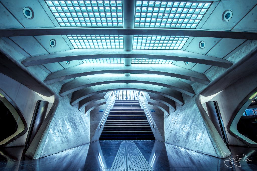 Santiago Calatrava, Bahnhof Lüttich, Bahnhof Liège-Guillemins, Belgien, Architekturfotografie,
