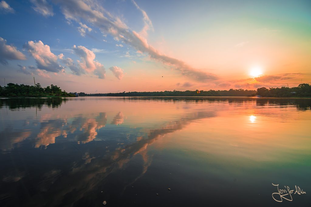 Die schönsten Orte der Welt! Sonnenaufgang am Amazonas
