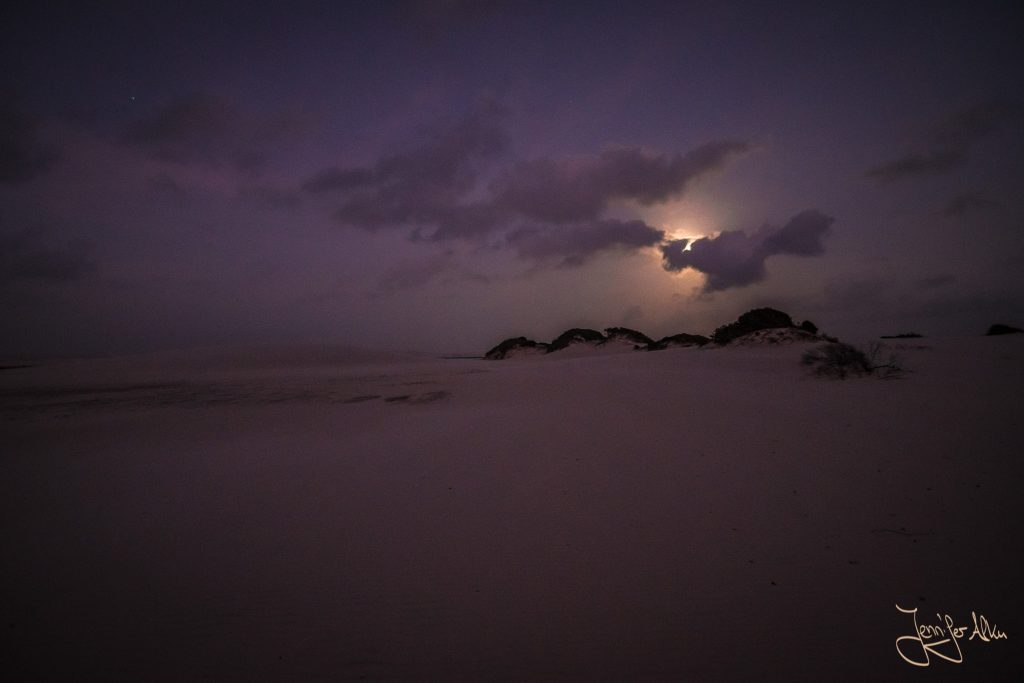 Dünen im Mondschein - Lençóis Maranhenses in Brasilien