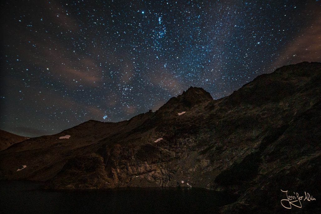 Sternenhimmel an der Laguna Negra - Bariloche / Argentinien