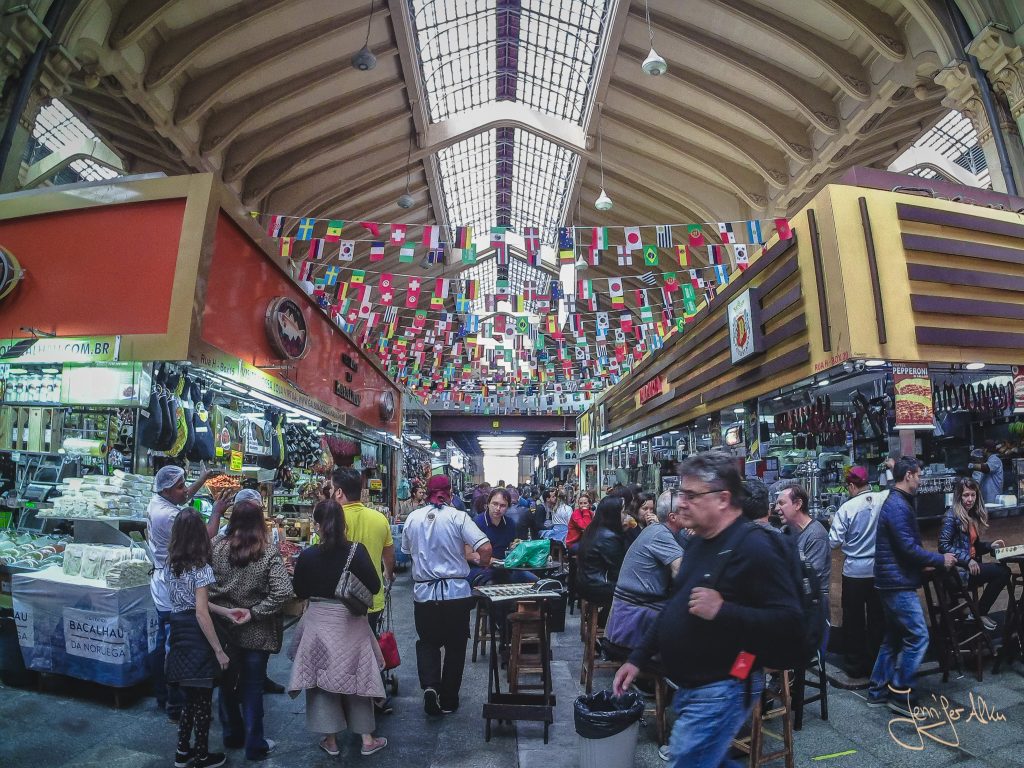 Die Markthalle Mercado Municipal Paulistano in Sao Paulo