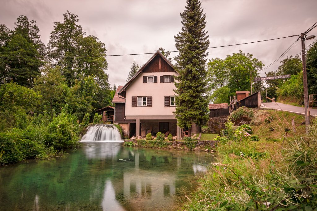 Haus direkt am Wasserfall in Rastoke - Slunj Kroatien