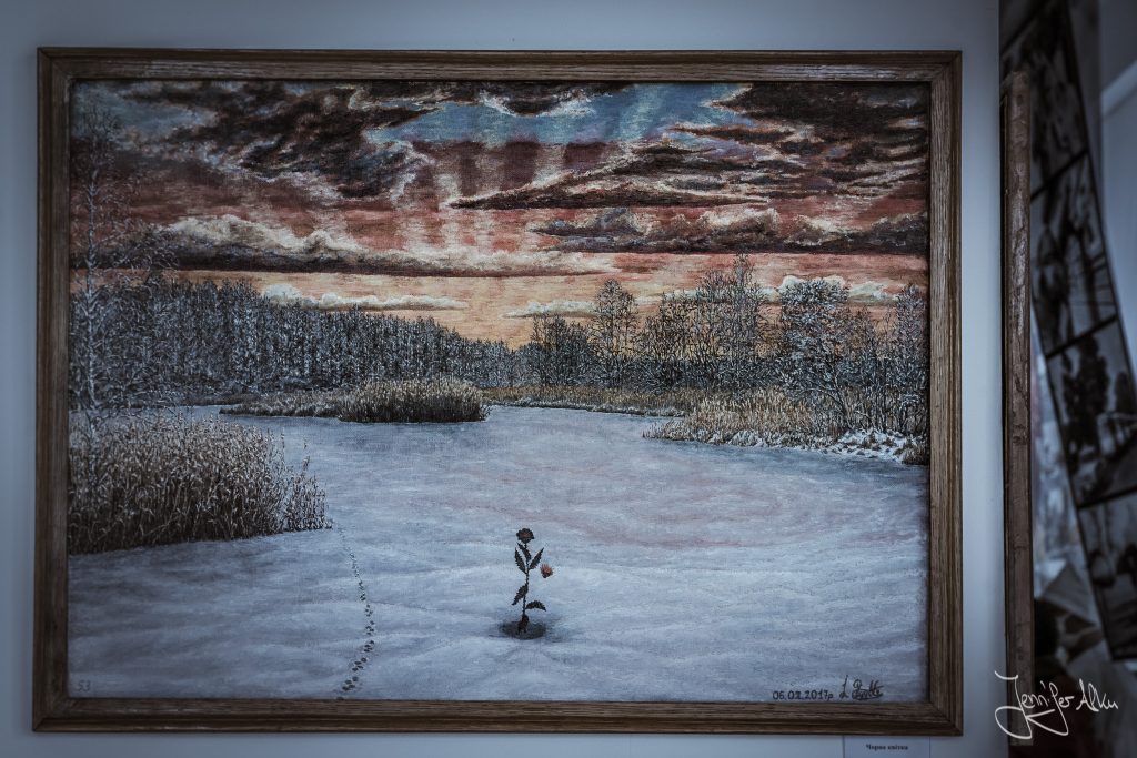 Gemälde der Tschernobylkatastrophe