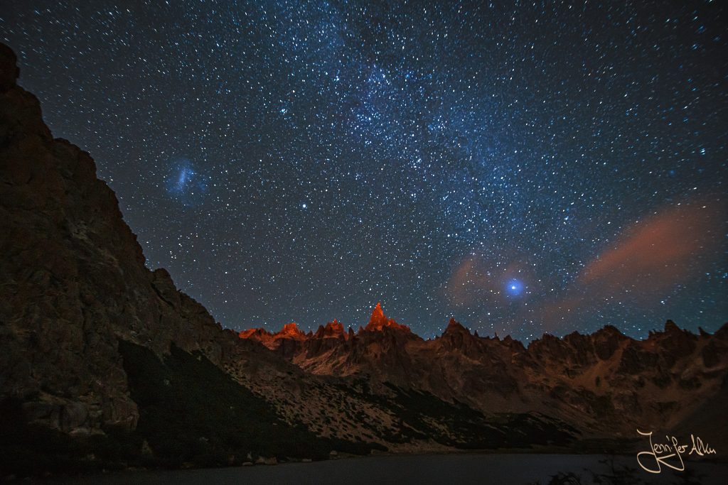 Sternfotografie an der Laguna Toncek / Refugio Frey (Bariloche / Argentinien)