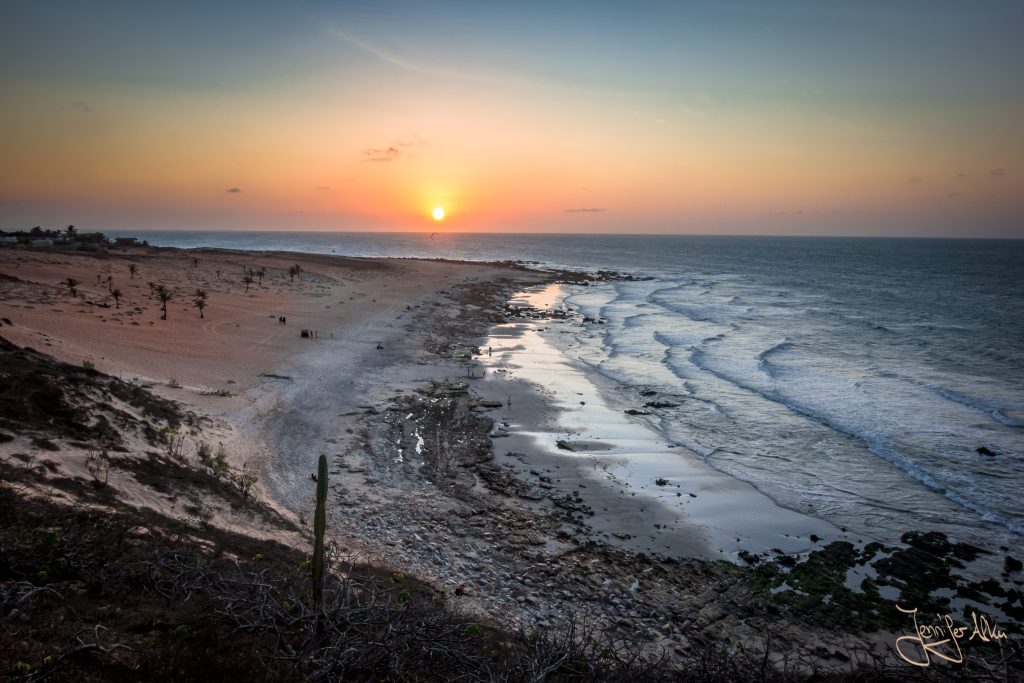 Sonnenuntergang am Praia da Malhada in Jericoacoara / Brasilien