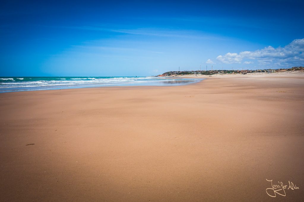 Der Strand in Richtung Praia do Sol