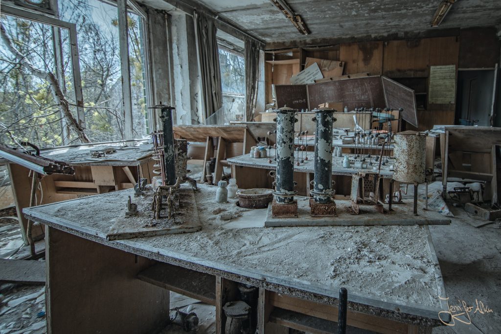 Der Physikraum - Die verlassene Schule in Pripyat