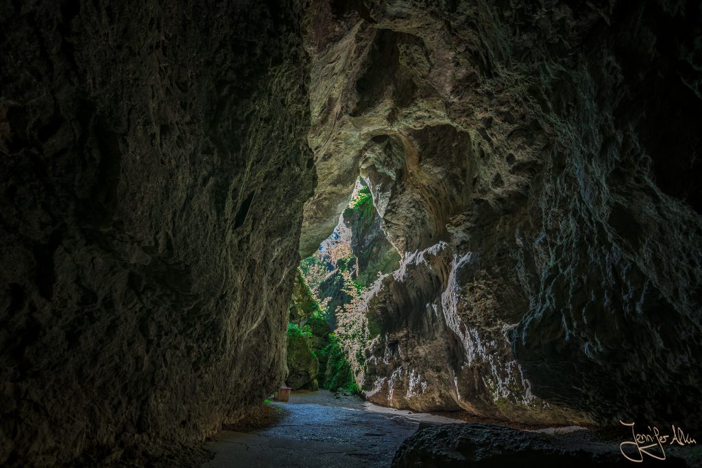 Ausgang der Teufelshöhle in Pottenstein
