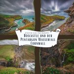 Boscastle und der Pentargon Wasserfall, Cornwall