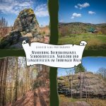 Wanderung Dachsbachkanzel, Schröderfelsen, Nadelöhr und Langertfelsen im Thüringer Wald