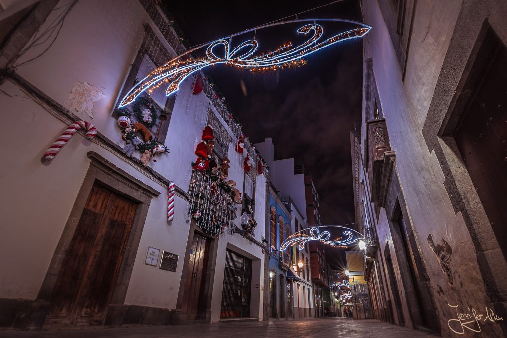 So schön leuchtet Las Palmas de Gran Canaria zur Weihnachtszeit